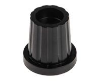 465-9397 RS PRO 19.4mm Black Potentiometer Knob for 6.35mm Shaft Round Shaft