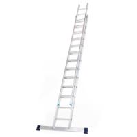 285-126 RS PRO 13 Step Aluminium Extension Ladder, 6000mm Open Length