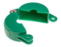 gate-valve-lockouts-gvlo-1-25-green Brady Green 1-Lock Polypropylene Gate Valve Lockout, 9.53mm Shackle, 64mm Attachment