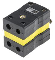 769-1470 RS PRO Standard Duplex Thermocouple Socket Connector for Use with Type K Thermocouple, 6mm Probe, ANSI, RoHS Compliant