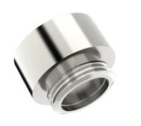 52104452 Lapp Cable Gland Adaptor, M16 Exterior Thread, M20 Interior Thread, Nickel Plated Brass, SKINDICHT Series