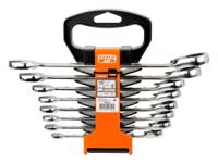 1rmsh8 Bahco 1RM Series 8-Piece Spanner Set, 8 → 19 mm, Alloy Steel