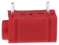 103-6511 RS PRO Red Female Test Socket, 4 mm Connector, 10A, 50V, Silver Plating