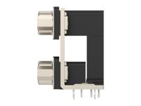 2454917-4 TE Connectivity 2454917 9 Way Vertical Board Mount D-sub Connector Plug, 19.05mm Pitch
