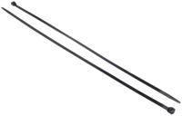 811-1672 RS PRO Cable Tie, 610mm x 9 mm, Black Nylon, Pk-100