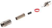 484-9348 RS Pro Black, Natural Cable Mount RCA Socket with Nickel Plated Contacts, 5A