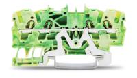 2002-1407 WAGO  TOPJOB S, 2002 Series Green/Yellow, 2.5mm², Single-Level, Push-In Cage Clamp Termination, ATEX, IECEx