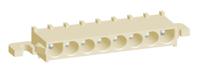 1969815-1 TE Connectivity Universal MATE-N-LOK Series Right Angle Through Hole PCB Header, 8 Contact(s), 6.35 mm Pitch, 1 Row,