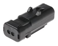 776534-1 TE Connectivity, AMPSEAL 16 Automotive Connector Plug Red Clip Mount 2 Way