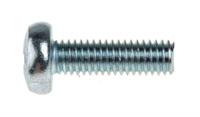 553-699 RS PRO Pozi M6 Pan Steel Machine Screws DIN 7985 x 20.0mm
