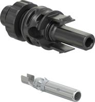 320344p0001 Staubli MC4-Evo 2 Series, Female, Panel Mount Solar Connector, Cable CSA, 2.5mm², Rated At 32A, 1.5 kV PV-ADB4
