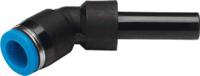 qsw-8hl Festo QSW Series Elbow Tube-toTube Adaptor, Push In 8 mm to Push In 8 mm, Tube-to-Tube Connection Style, 130619
