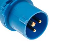 2126 Bals IP44 Blue Cable Mount 2P + E Industrial Power Plug, Rated At 16A, 230 V