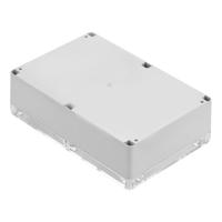 192-0695 RS PRO Grey ABS Enclosure, IP65, Grey Lid, 139.8 x 209.7 x 60.1mm