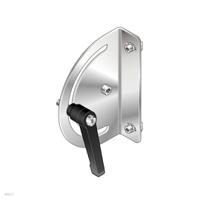 3842538276 Bosch Rexroth M6, M8 Swivel Bracket, Connecting Component, Strut Profile 30 mm, 40 mm, 45 mm, 50 mm, 60 mm, Groove Size