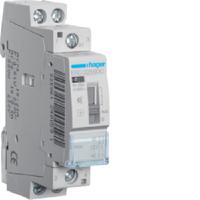erd225sdc Hager ERD Contactor, 24 V Coil, 2-Pole, 25 A, 4.6 kW, 2NO