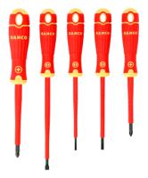 b220005 Bahco B220.005 Phillips; Slotted Insulated Screwdriver Set, 5-Piece