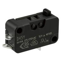 d453-b8aa ZF Button Micro Switch, Solder Terminal, 16 A @ 250 V ac, SPDT