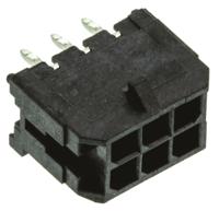 43045-0612 Molex Micro-Fit 3.0 Series Straight Through Hole PCB Header, 6 Contact(s), 3 mm Pitch, 2 Row, Shrouded