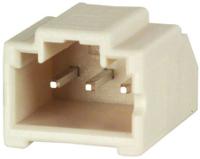 df1e-3p-25ds35 Hirose DF1E Series Right Angle Through Hole PCB Header, 3 Contact(s), 2.5 mm Pitch, 1 Row, Shrouded