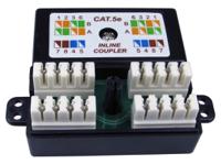 266-2258 RS PRO 2-Port RJ45 Female Punch Down Coupler, Cat5e, UTP