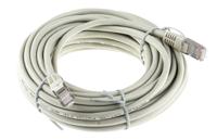 333-6605 RS PRO, 10m Cat5, Grey RJ45 to Male RJ45 Male, F/UTP Shielded, Terminated PVC Sheath