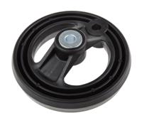 161-1990 RS PRO Black Glass-Fibre Reinforced Technopolymer Hand Wheel, 126mm diameter