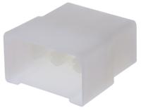 480004-5 TE Connectivity, AMP FASTIN-FASTON 6 Way Nylon 66 Crimp Terminal Housing, 6.35mm Tab Size, Natural