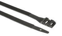 01890125010 SES Sterling Cable Tie, 265mm x 9 mm, Black PA 12, Pk-100