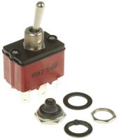 3646nf2 APEM Toggle Switch, Panel Mount, On-On, DPST, Tab Terminal, 28V dc