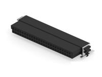 154742-e ERNI 154742 Series Vertical Surface PCB Header, 50 Contact(s), 1.27 mm Pitch, 2 Row, Shrouded