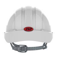 ajf030-000-100 JSP EVO2 White Safety Helmet, AdjustableVentilated