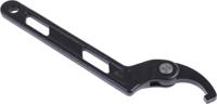 828-0239 RS PRO 51mm C Hook Wrench 125 mm Chrome Vanadium Steel