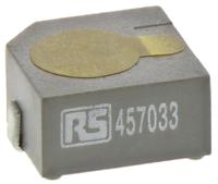 457-033 RS PRO 80dB SMD Square Wave External Magnetic Buzzer, 12.8 x 12.8 x 6.5mm, 1V Min, 3V Max