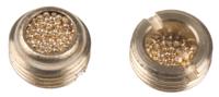 0677-00-10 Legris 0677 Brass 12bar Pneumatic Silencer, Threaded, G 1/8 Male