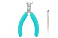 505bg Erem Electronics Pliers, 120 mm Overall, Straight Tip, 8mm Jaw, ESD