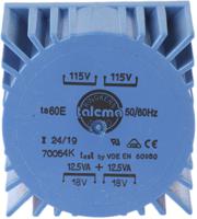 70064k Nuvotem Talema 115 V ac, 230 V ac, 2 x 18V ac Toroidal Transformer, 25VA 2 Output