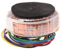 60030 Nuvotem Talema 115 V ac, 230 V ac, 2 x 7V ac Toroidal Transformer, 7VA 2 Output