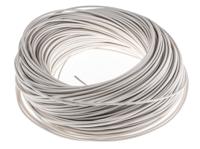 4510052 Lapp ÖLFLEX® H05V-K Series White 0.75 mm² Hook Up Wire, 18AWG, 24/32, 100m, PVC Insulation,