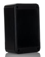rl6225bk Hammond RL Series Black ABS, Plastic Enclosure, IP54, Flanged, Black Lid, 1.97 x 3.15 x 1.97in