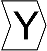901-10600-909-3161-pvc HellermannTyton HGDC Slide On Cable Markers, Black on White, Pre-printed "Y", 2 → 5mm Cable, 901-10600