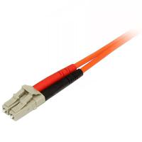 50fiblcsc2 StarTech.com LC to SC Duplex Multi Mode OM2 Fibre Optic Cable, 50/125μm, Orange, 2m