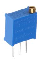 3296w-1-103lf 10kΩ, Through Hole Trimmer Potentiometer 0.5W Top Adjust Bourns, 3296