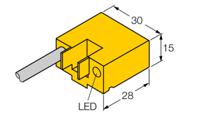 bim-akt-ap6x-7m-wkla1 Turck Inductive Block Proximity Sensor, PNP NO, 10 → 30 V dc