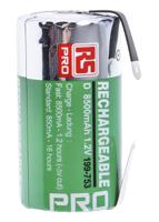 199-753 RS PRO RS PRO NiMH Rechargeable D Battery, 8.5Ah