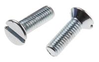 908-7362 RS PRO Slot M3 Countersunk Steel Machine Screws DIN 963 x 10.0mm