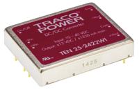 ten-25-2422wi TRACOPOWER TEN 25WI DC-DC Converter, ±12V dc/ ±1.25A Output, 10 → 40 V dc Input, 25W, Through Hole, +85°C Max