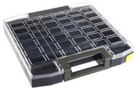 134828 Raaco Grey PC, PP Compartment Box, 55mm x 354mm x 323mm