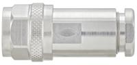53s102-015n5 Rosenberger, Plug Cable Mount N Connector, 50Ω, Clamp Termination, Straight Body