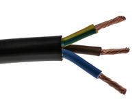 775-5899 RS PRO 3183Y 4 mm² 3 Core Power Cable, H05VV-F, Black PVC, 100m